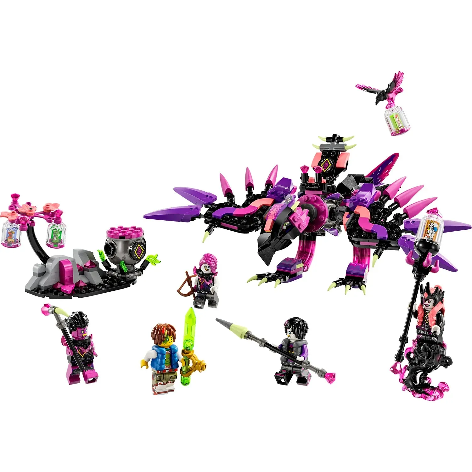 LEGO® DREAMZzz™ Die Albtraum-Kreaturen der Hexe Ohne-Nie #71483