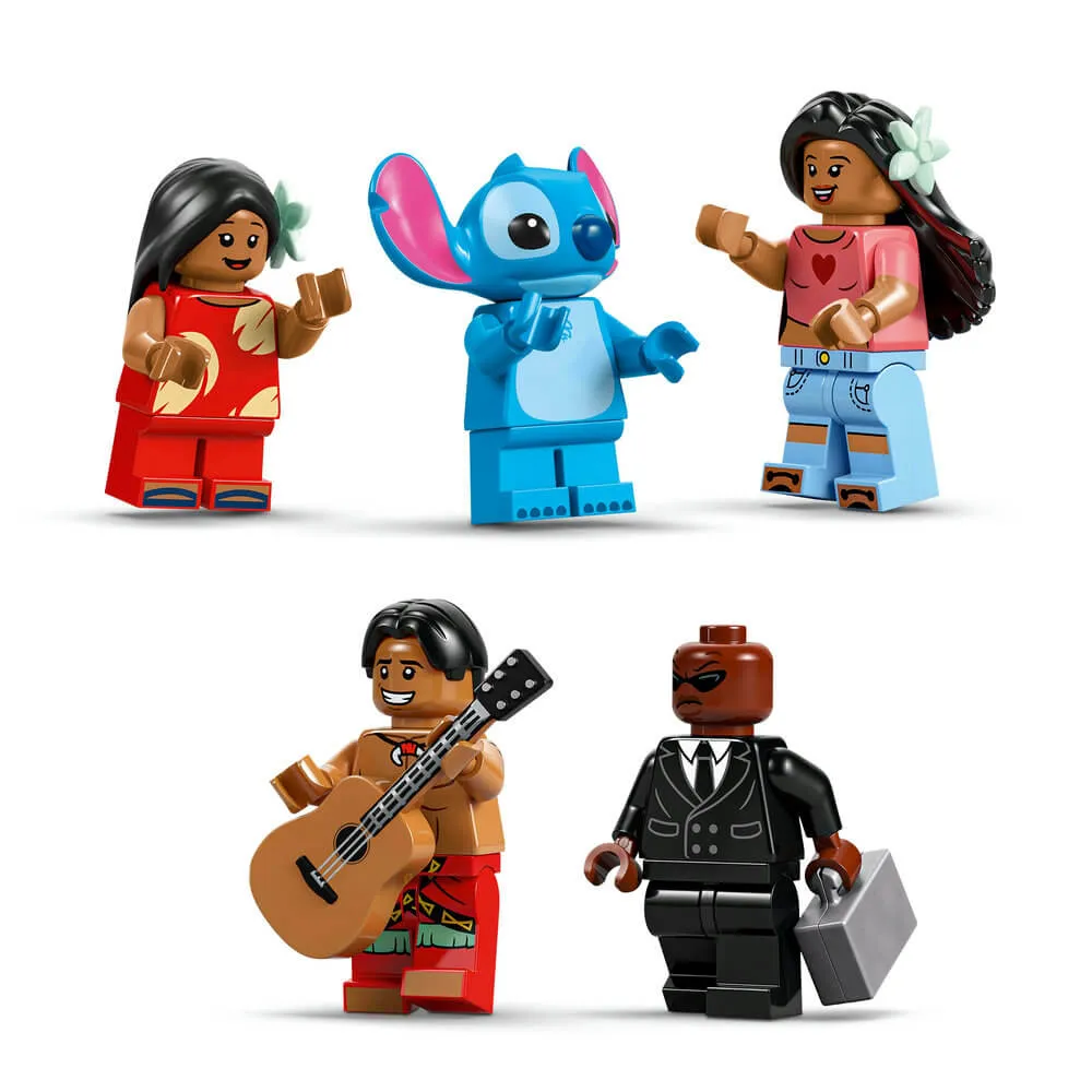 LEGO® Spielzeug LEGO® Disney Lilo und Stitch Strandhaus Bauset mit 834 Teilen (43268)