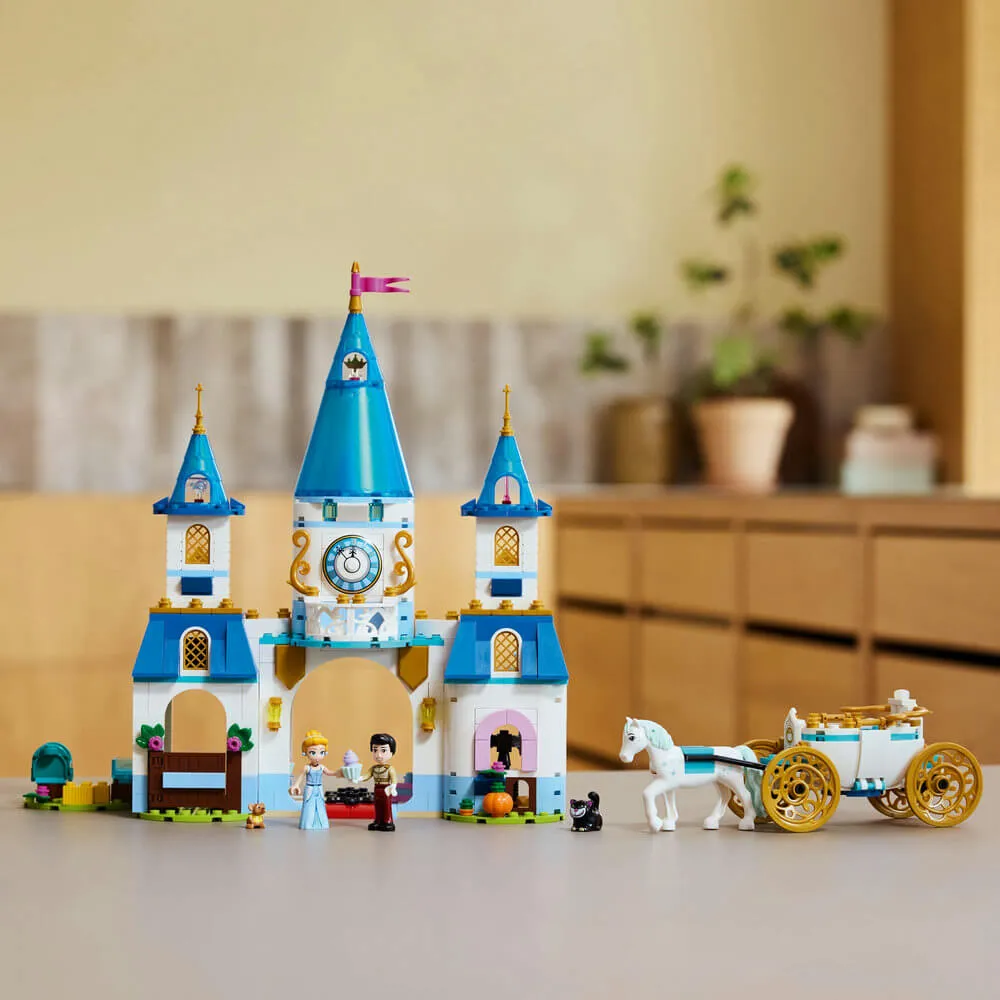 Lego® Spielzeug LEGO® Disney Prinzessin Aschenputtels Schloss & Pferdekutsche Bauset 43275
