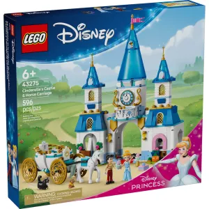 Lego® Spielzeug LEGO® Disney Prinzessin Aschenputtels Schloss & Pferdekutsche Bauset 43275