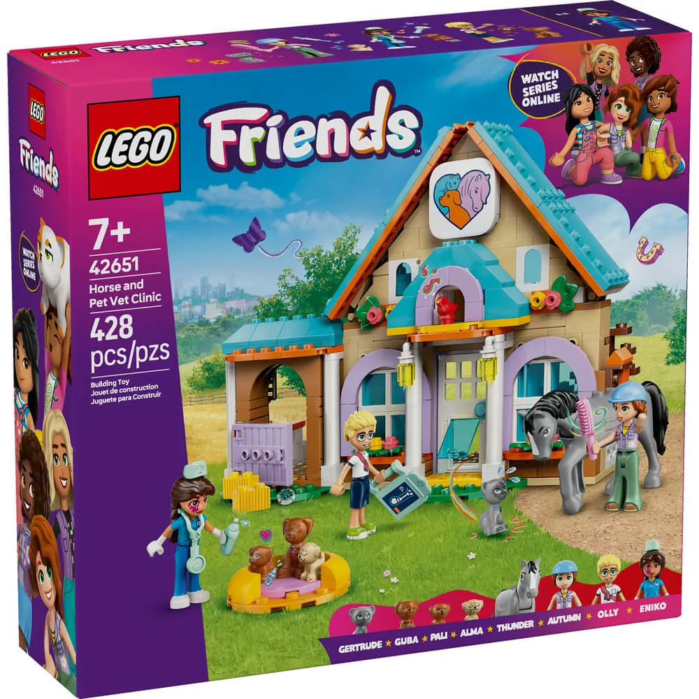 LEGO® Spielzeug LEGO® Friends Pferde- und Tierarztklinik Bauset 42651