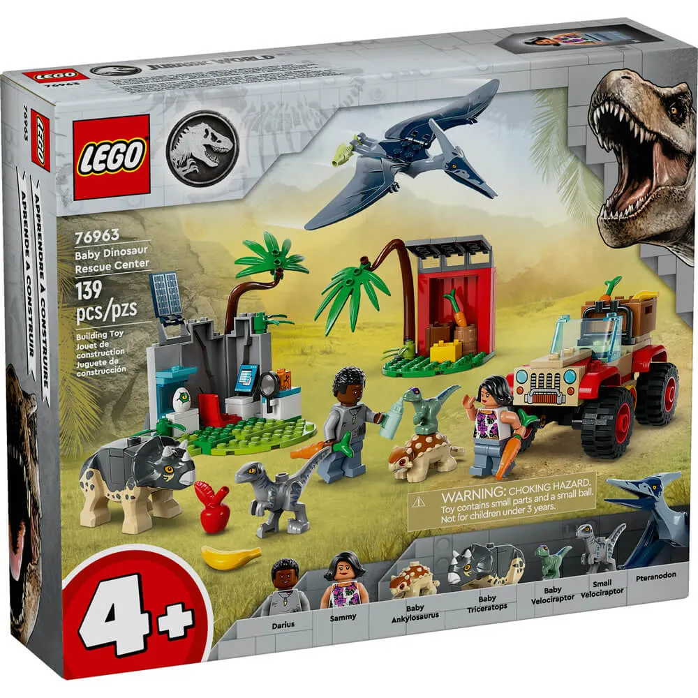 LEGO® Spielzeug LEGO® Jurassic World Baby-Dinosaurier-Rettungszentrum 76963