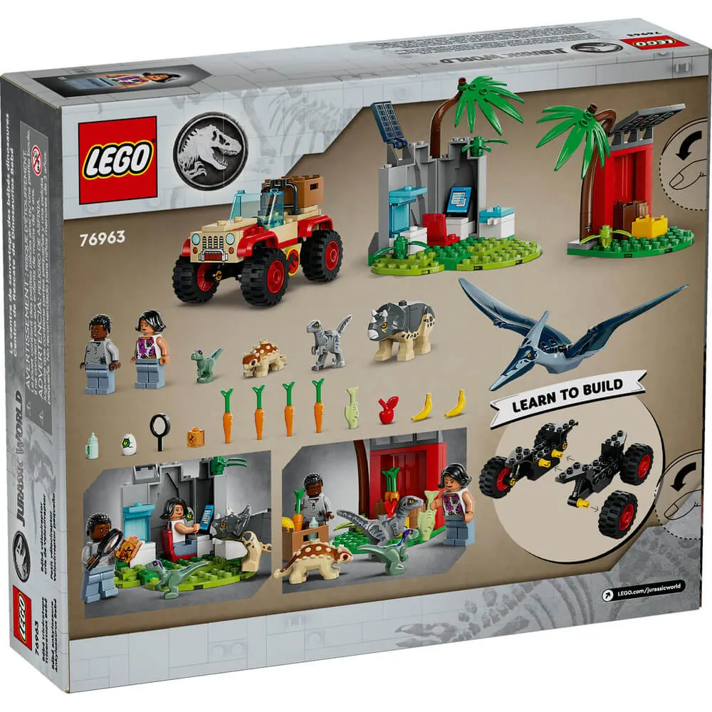 LEGO® Spielzeug LEGO® Jurassic World Baby-Dinosaurier-Rettungszentrum 76963