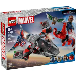 LEGO® Spielzeug LEGO® Marvel Captain America gegen Red Hulk Kampf 223-teiliges Bauset (76292)