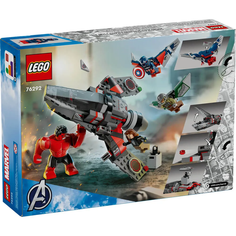 LEGO® Spielzeug LEGO® Marvel Captain America gegen Red Hulk Kampf 223-teiliges Bauset (76292)