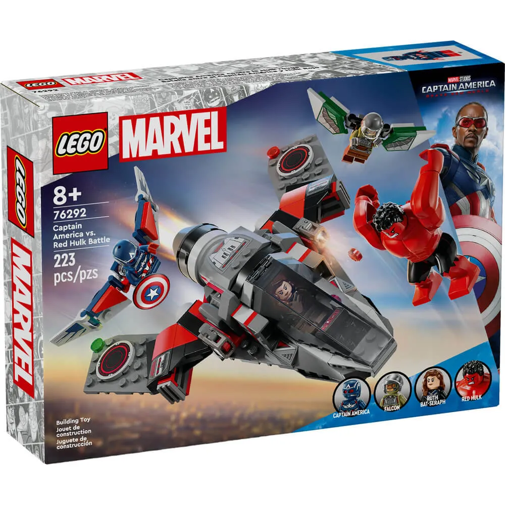 LEGO® Spielzeug LEGO® Marvel Captain America gegen Red Hulk Kampf 223-teiliges Bauset (76292)