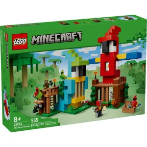 LEGO® Spielzeug LEGO® Minecraft Die Papageienhäuser Bauset mit 535 Teilen (21282)