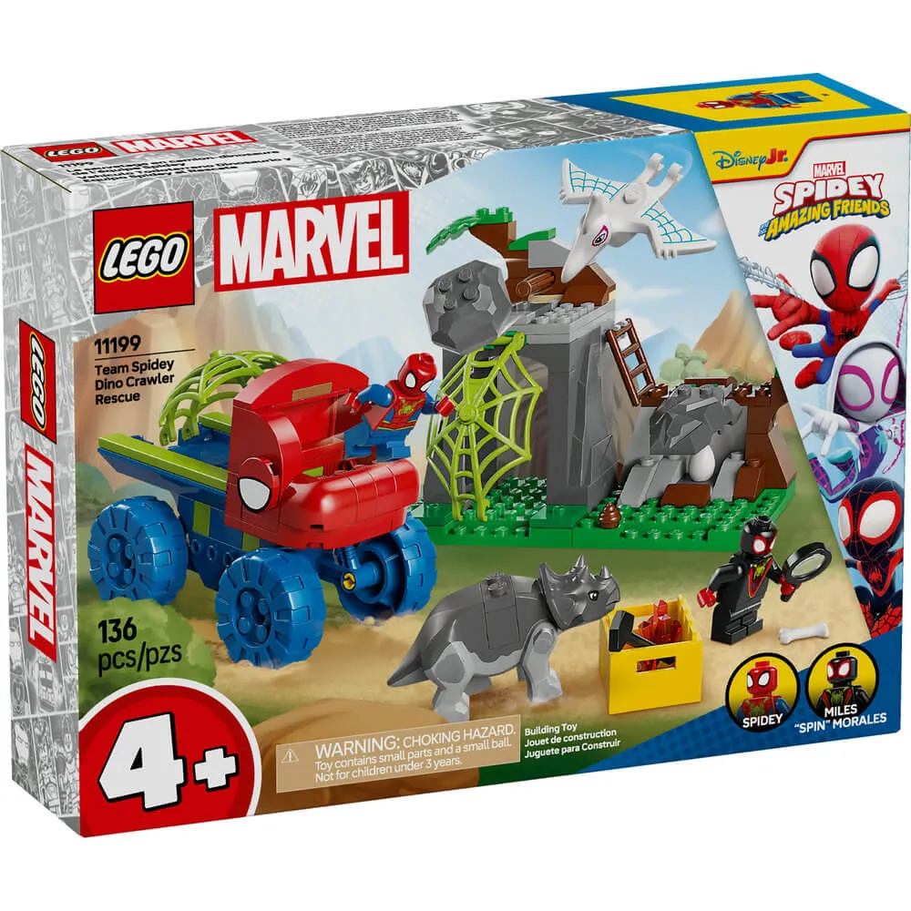 LEGO® Spielzeug LEGO® Spidey und seine außergewöhnlichen Freunde Team Spidey Dino-Krabbler Rettungs-Bauset 11199