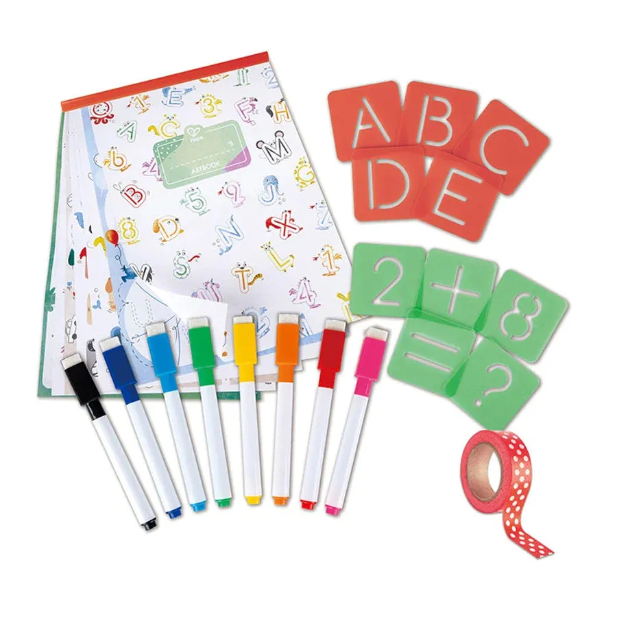 Buchstaben und Zahlen Nachspurbuch Hape