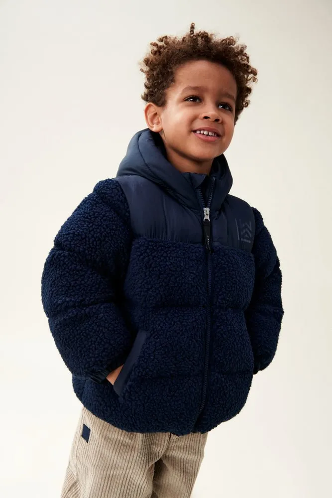 Liewood: Niko Pile Jacke - Klassisches Marineblau