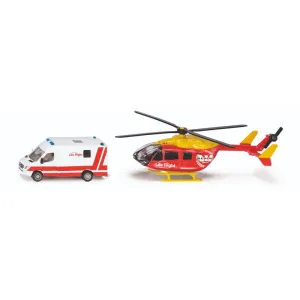 Life Flight Westpac Rettungshubschrauber und Krankenwagen Siku 1850