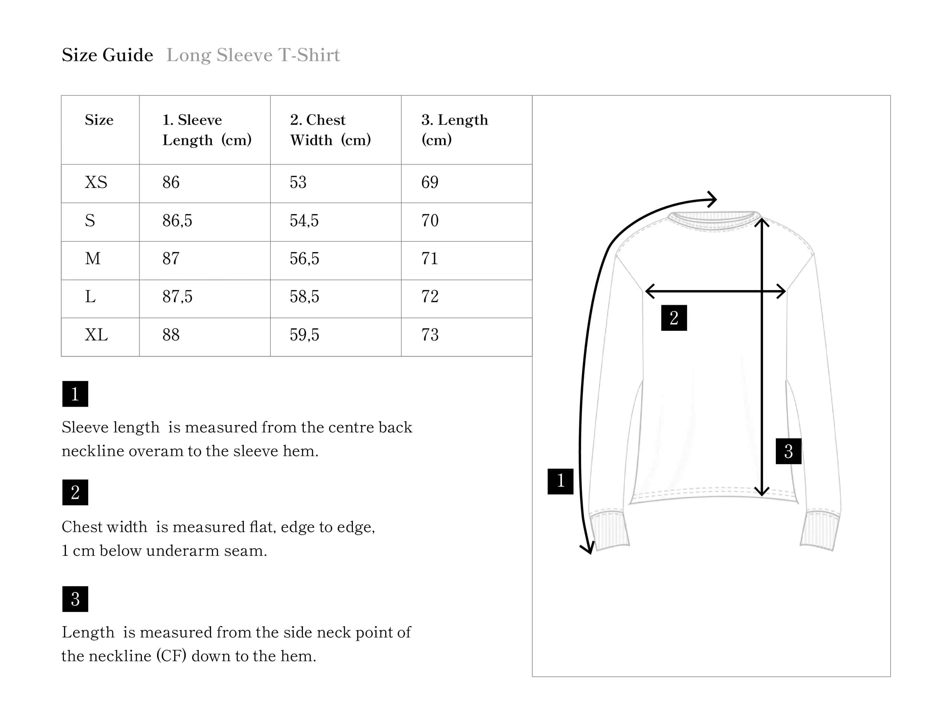 Leichtes Unisex-Lenzing-Langarmshirt | Weiß