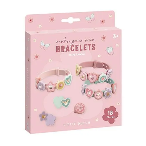 Little Dutch: Charm-Armbänder mit Schieber - Feengarten