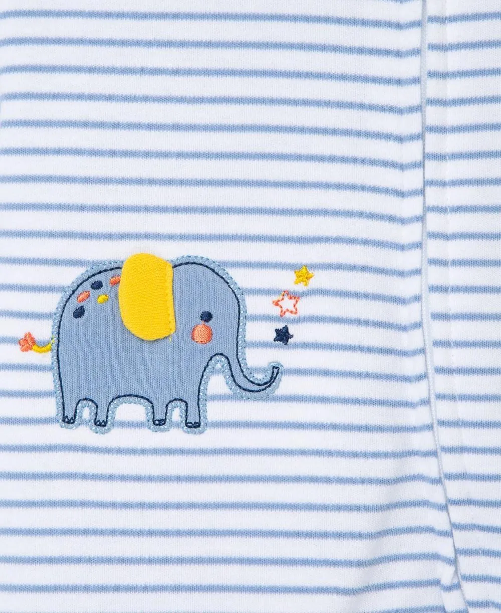 Little Me Zip Fußbedeckender Einteiler und Hut Babykids Little Me