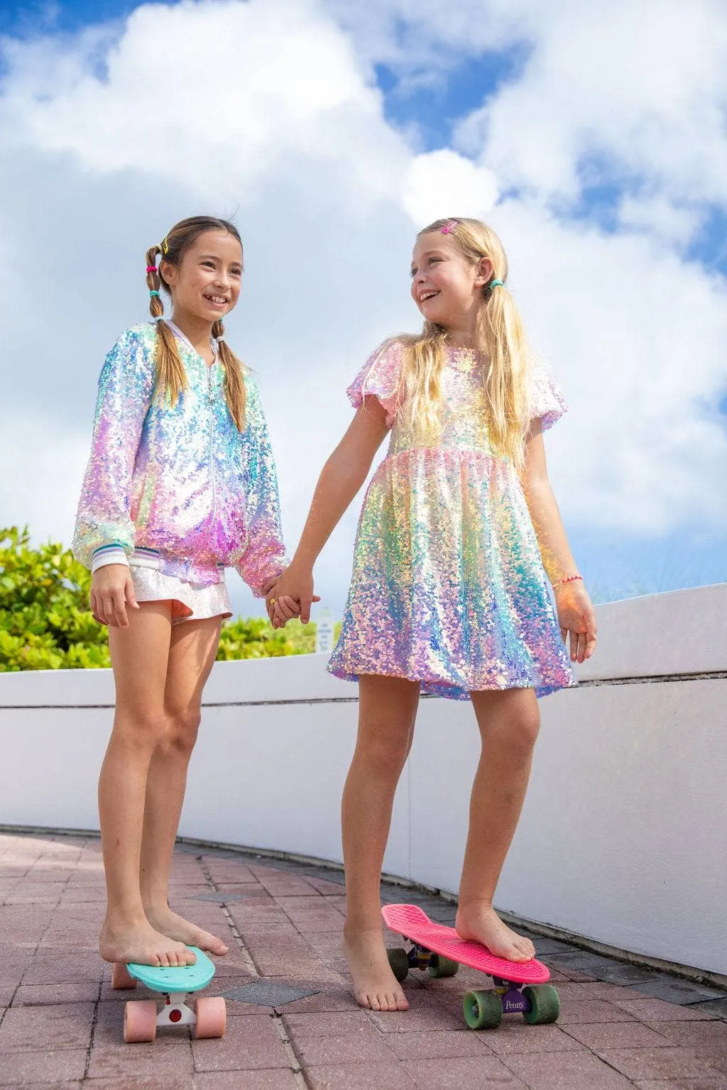 Lola   The Boys Jacke mit eisigem Ombré-Glitzer