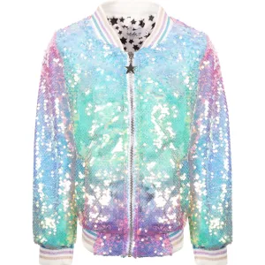 Lola   The Boys Jacke mit eisigem Ombré-Glitzer
