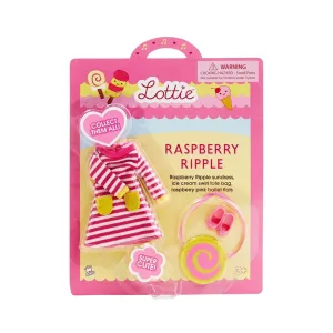 Lottie Puppe Himbeer-Ripple-Outfit