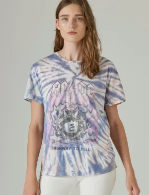 Lucky Brand Acdc Batik Boyfriend Crew Multi Lucky Brand