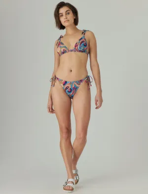 Lucky Brand Paisley Dreieckiges Oberteil Multi Lucky Brand