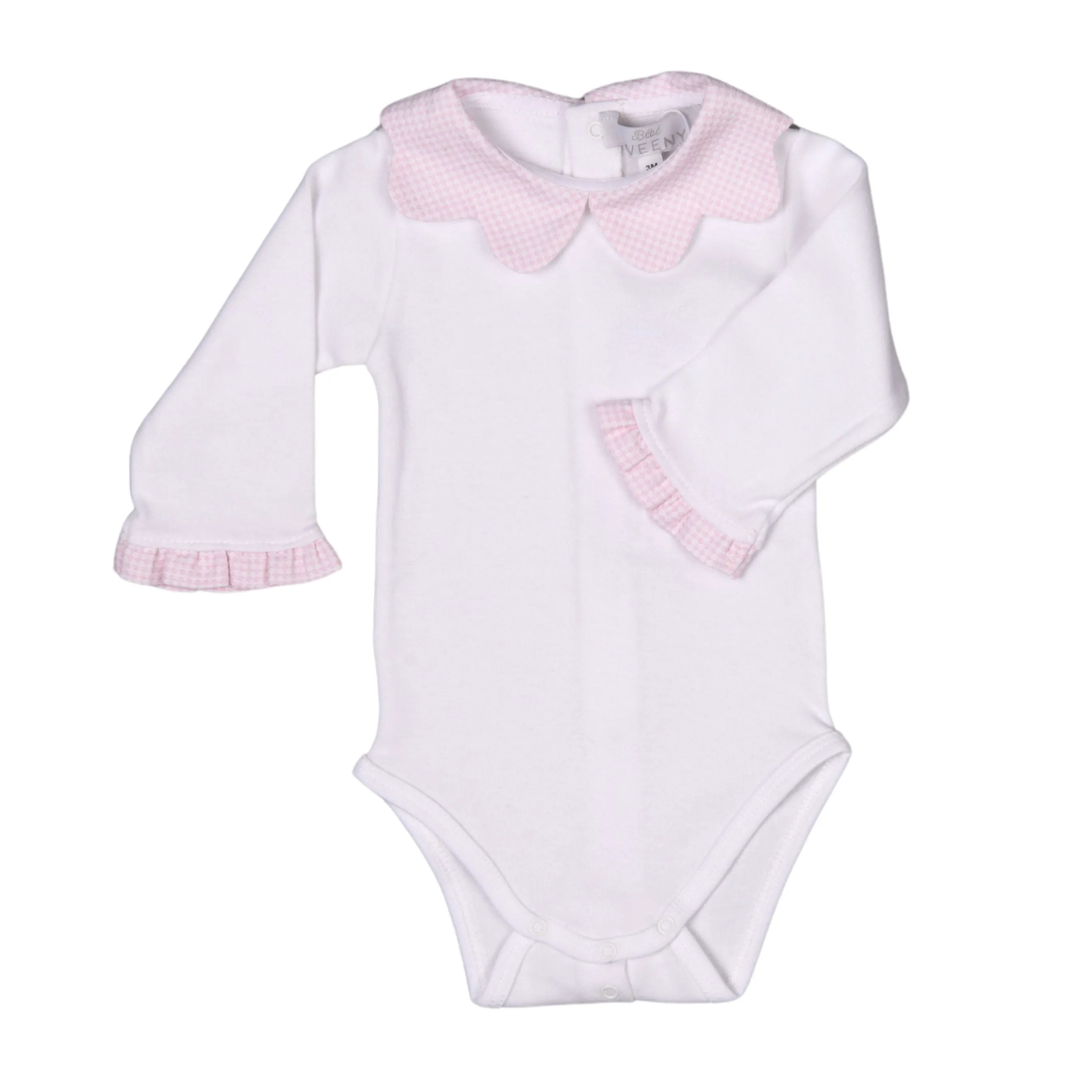 Lucy | Mädchen Weiß Gestepptes Baumwoll-Jacken-Set (3) Babykids_Bebe-Sweeny