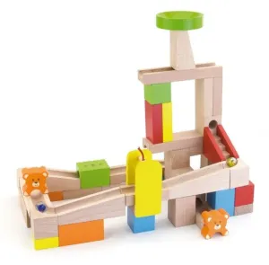 Murmelbahn Holzblock-Set