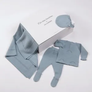 Meli | Baby-Jungen-Set in Blau (4-teilig) Babykids_Bebe-Sweeny
