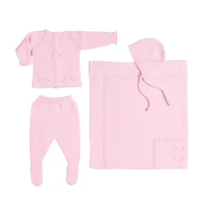 Meli | Baby-Mädchen Rosen-Ballerina Layette-Set (4) Babykids_Bebe-Sweeny