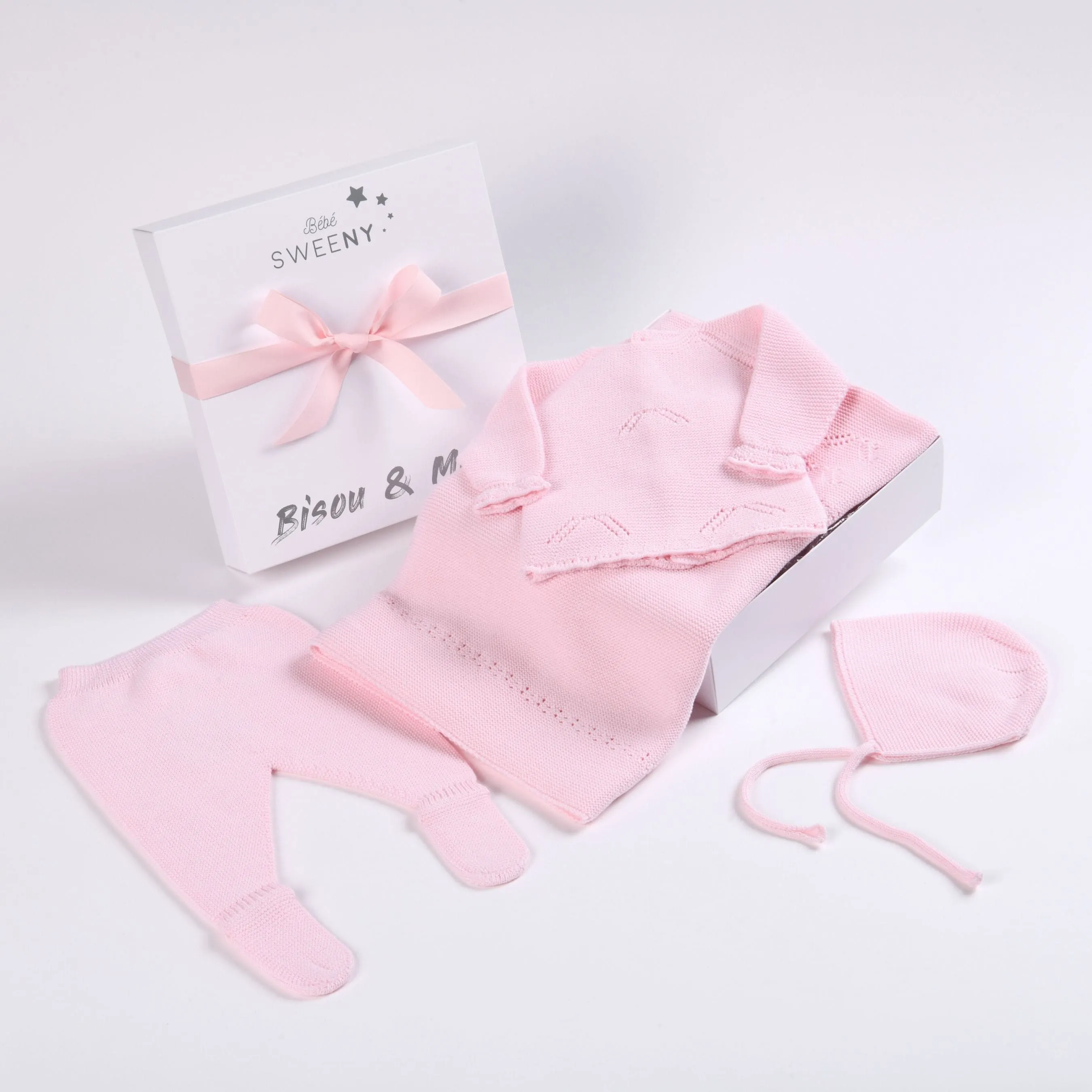 Meli | Baby-Mädchen Rosen-Ballerina Layette-Set (4) Babykids_Bebe-Sweeny