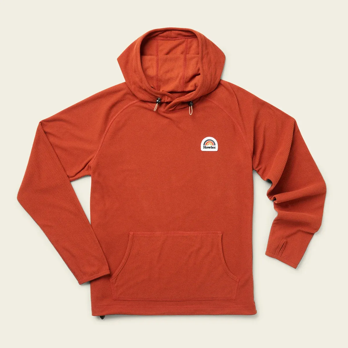 Herren Palo Duro Grid Fleece Kapuzenpullover
