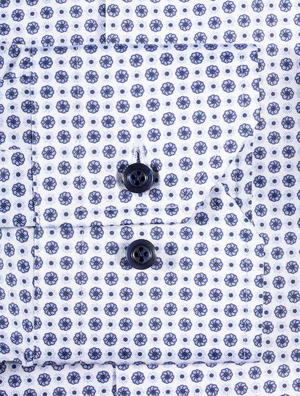 Messi Gänseblümchen Muster Shirt Weiß