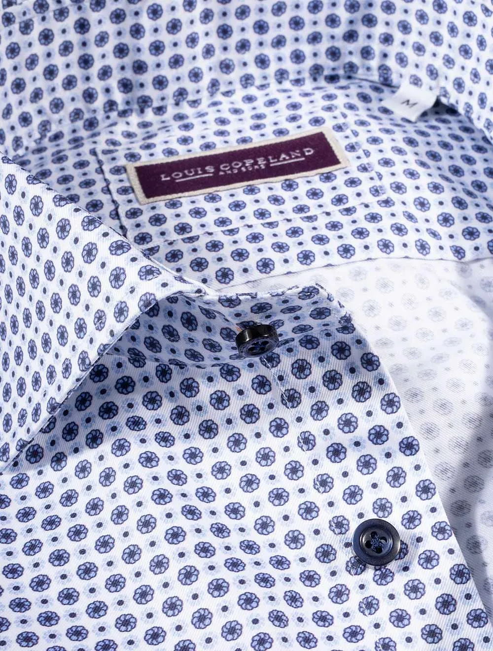 Messi Gänseblümchen Muster Shirt Weiß