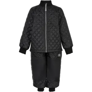 Mikk-Line Schwarzes Thermalset Babykids_Mikk-Line