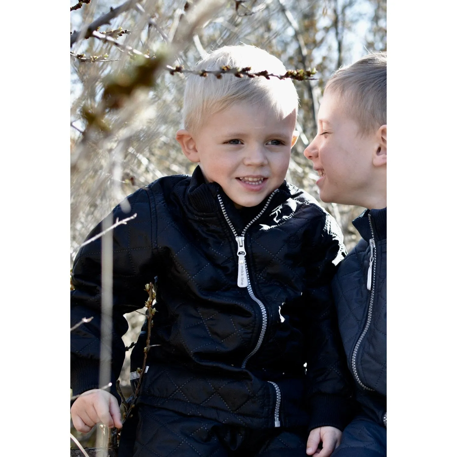 Mikk-Line Schwarzes Thermalset Babykids_Mikk-Line