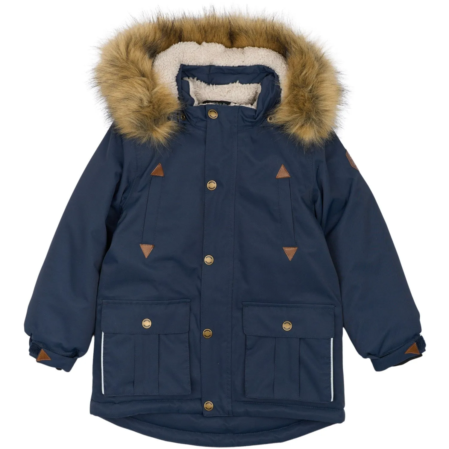 Mikk-Line Blaue Nächte Twill Nylon Parca Babykids_Mikk-Line