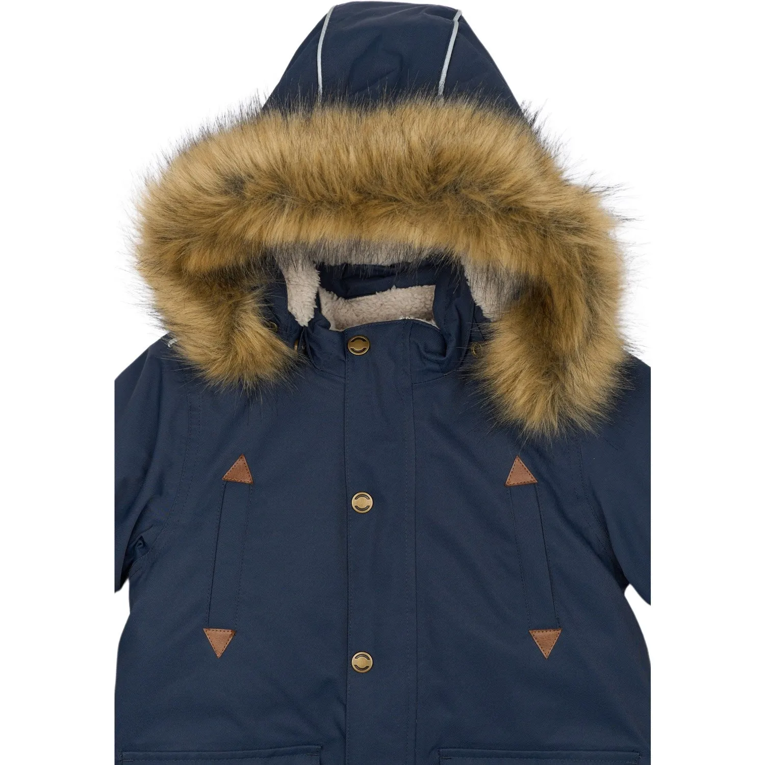 Mikk-Line Blaue Nächte Twill Nylon Parca Babykids_Mikk-Line
