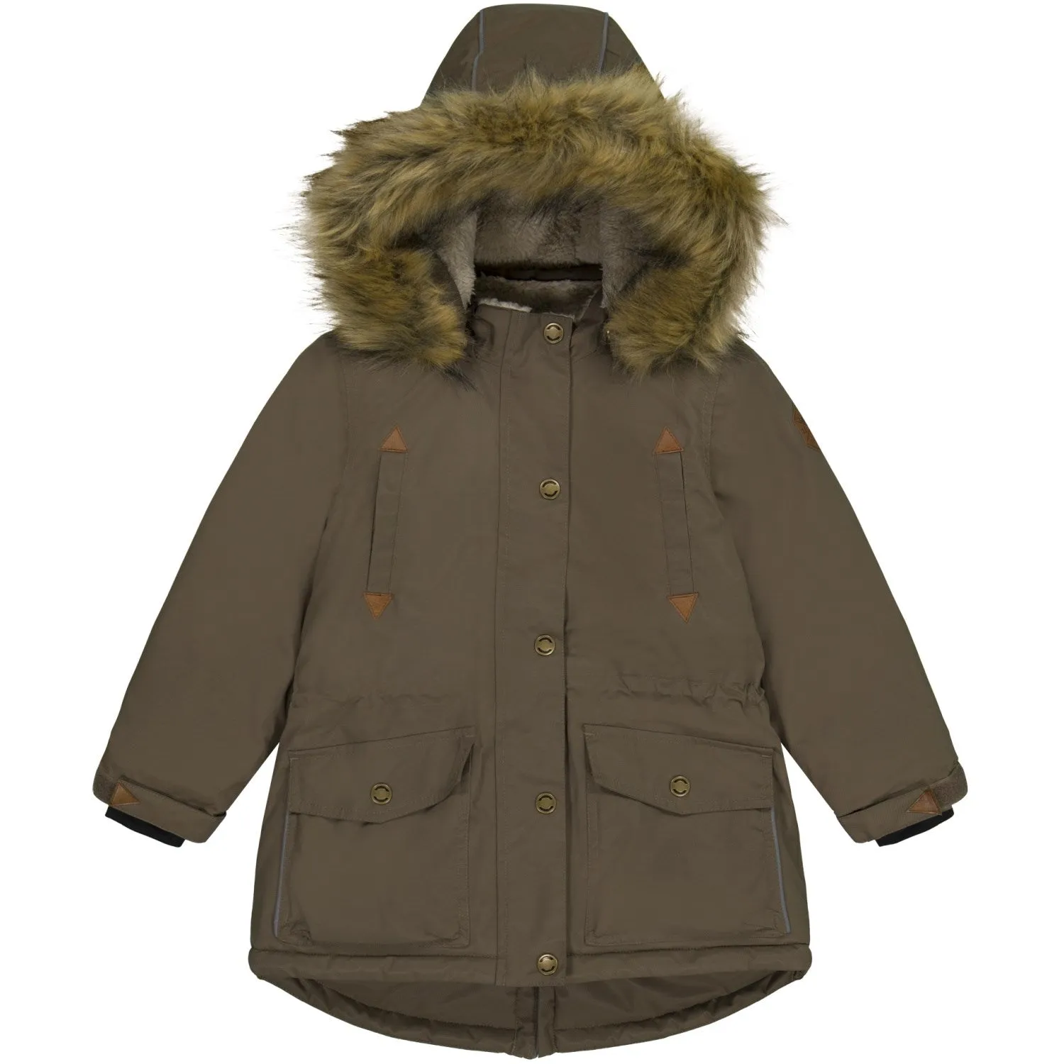 Mikk-Line Schokoladen-Chip Köper-Nylon-Parka Babykids_Mikk-Line