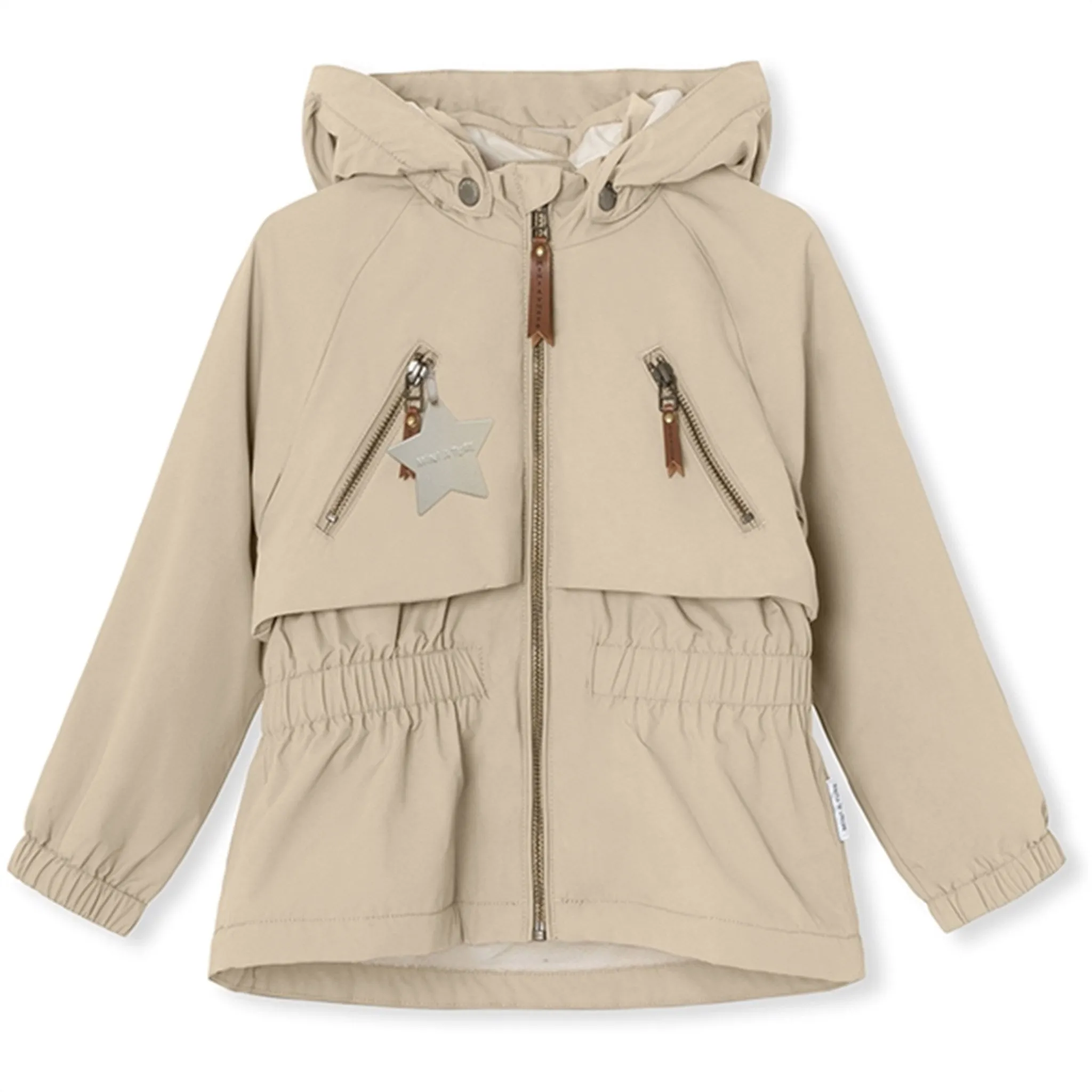 MINI A TURE ALGEA Frühlingsjacke mit Fleece-Futter Sesam Babykids_Mini-A-Ture