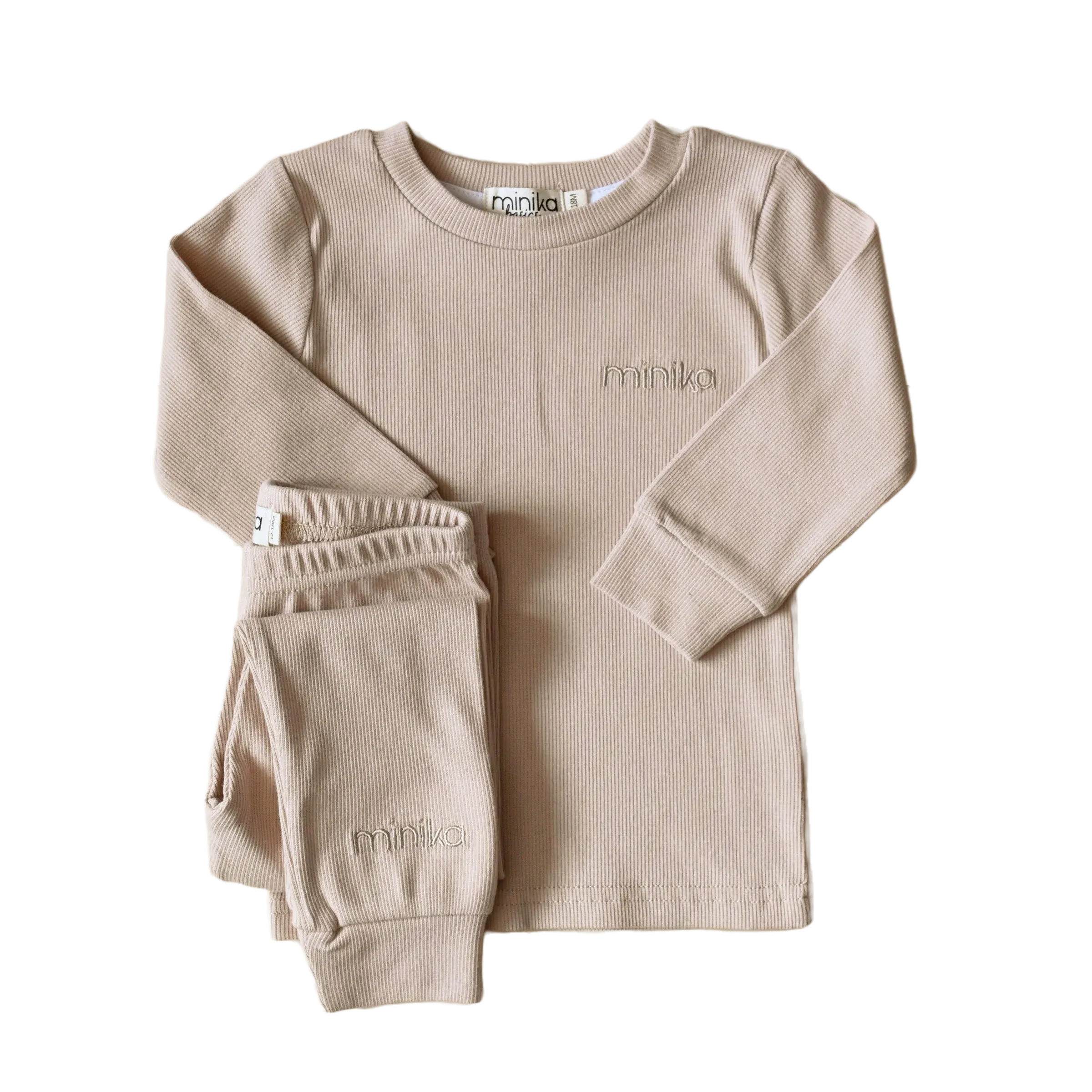 MINIKA Pyjama-Set - Creme