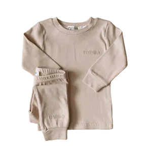 MINIKA Pyjama-Set - Creme