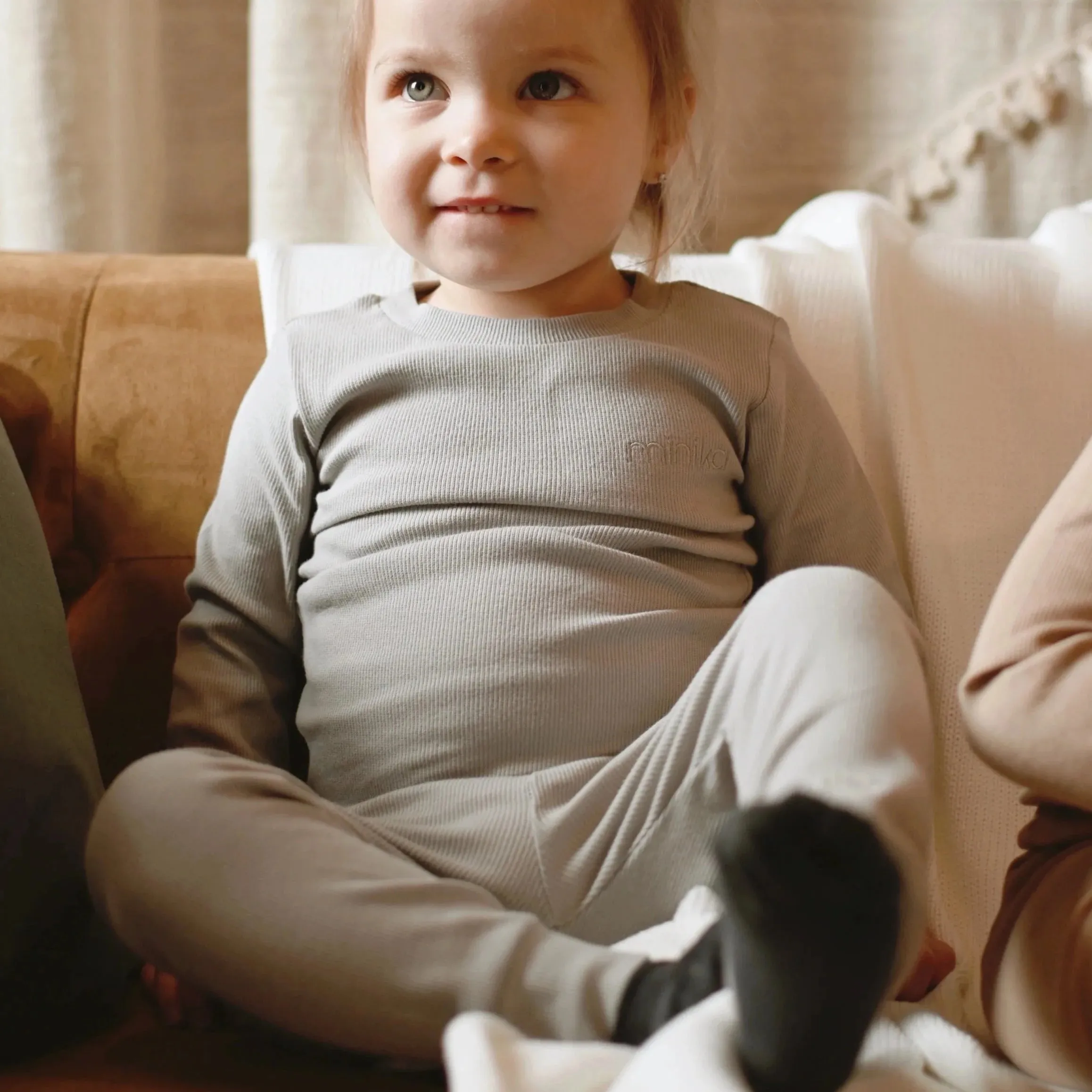 MINIKA Pyjama-Set - Creme