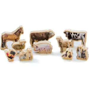 Mein Holztier-Set für den Bauernhof