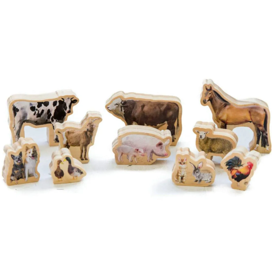 Mein Holztier-Set für den Bauernhof