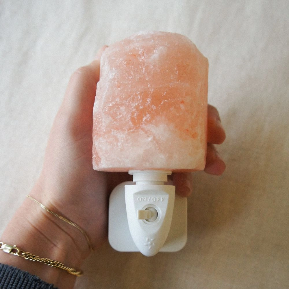 Nachtlicht - Himalaya-Salz - Sunset Rose