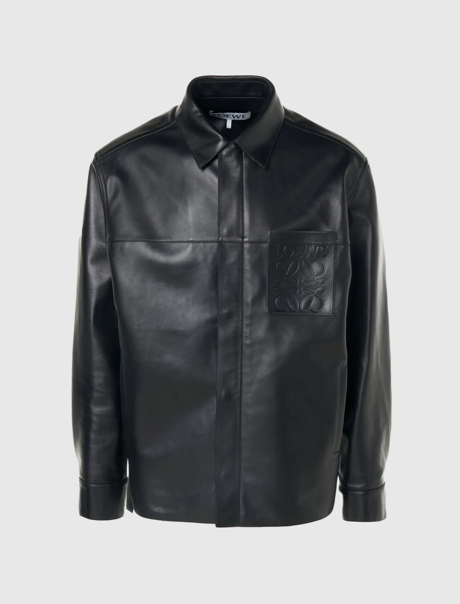 NAPPA LEDER OVERSHIRT