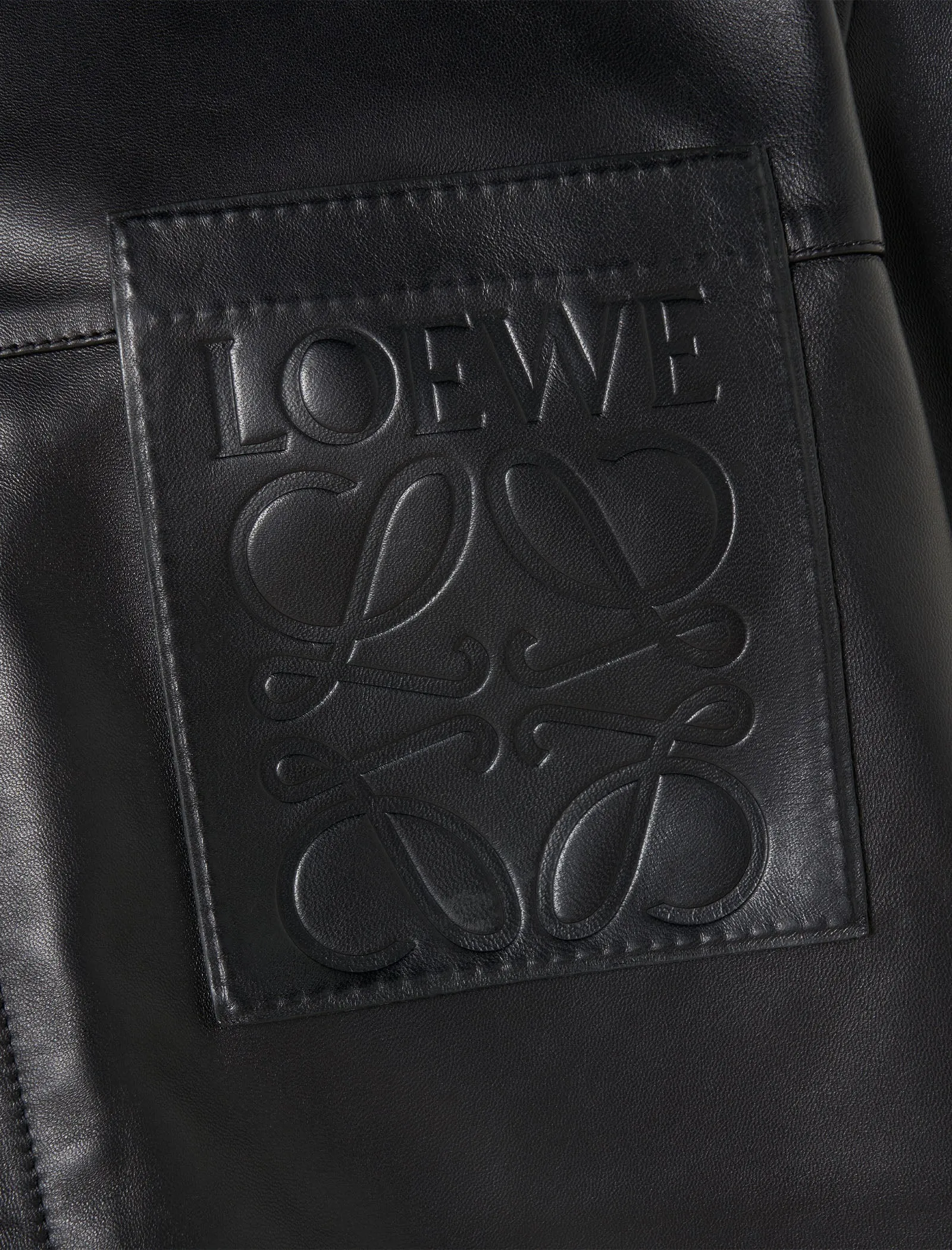 NAPPA LEDER OVERSHIRT