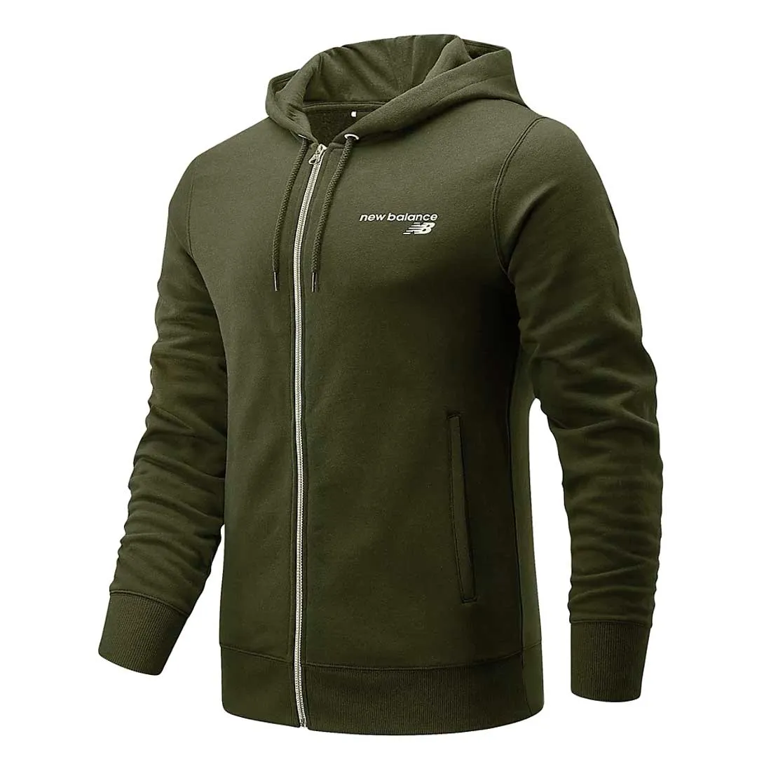 New Balance - Herren Classic Core Full-Zip-Hoodie (MJ03907 ARG)