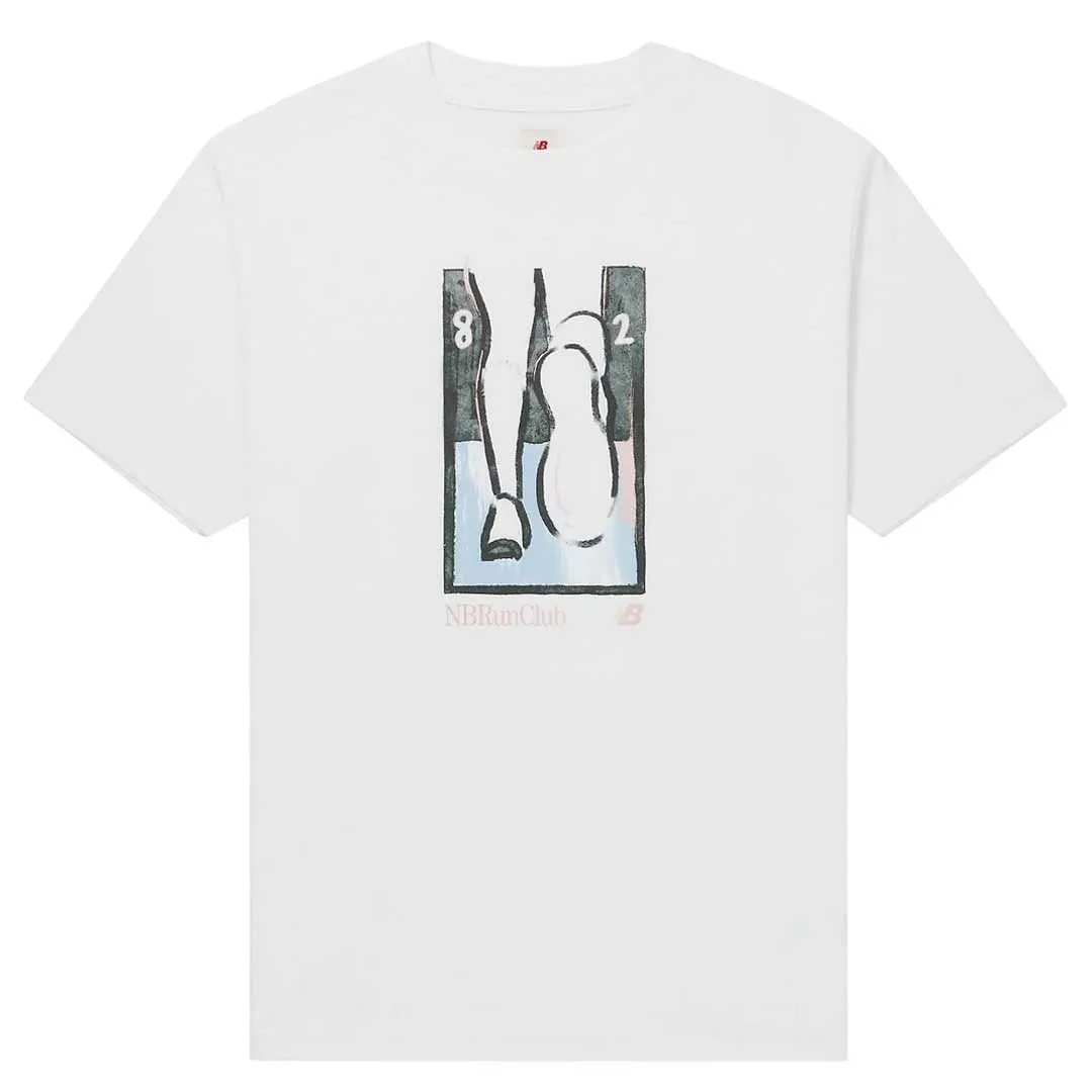 New Balance - Herren T-Shirt MADE In USA Run Club (MT31546 WT)