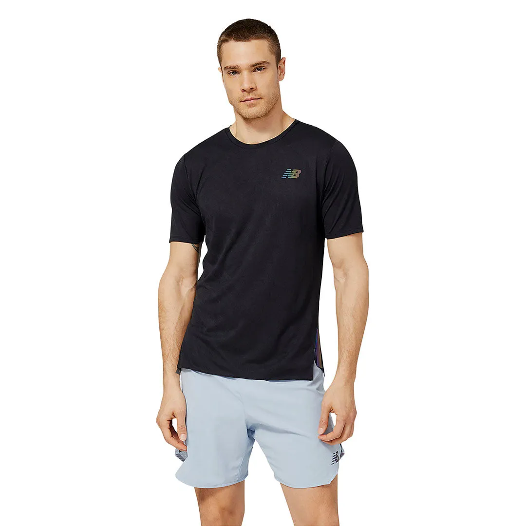 New Balance - Herren Q Speed Jacquard Kurzarm T-Shirt (MT23281 BK)