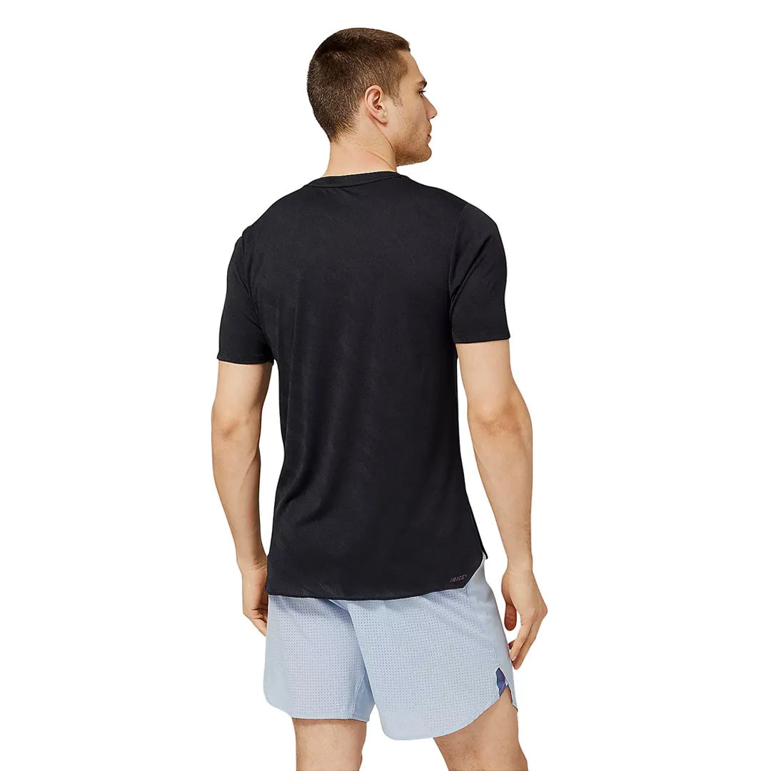 New Balance - Herren Q Speed Jacquard Kurzarm T-Shirt (MT23281 BK)