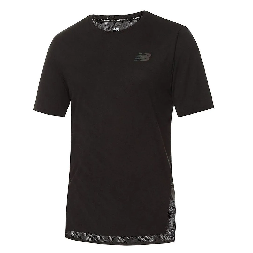New Balance - Herren Q Speed Jacquard Kurzarm T-Shirt (MT23281 BK)